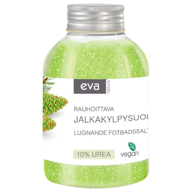 Успокаивающая соль для ванночки для ног Eva Natura 600 гр + 10% мочевины Успокаивающая соль для ванночки для ног Eva Natura 600 гр + 10% мочевины